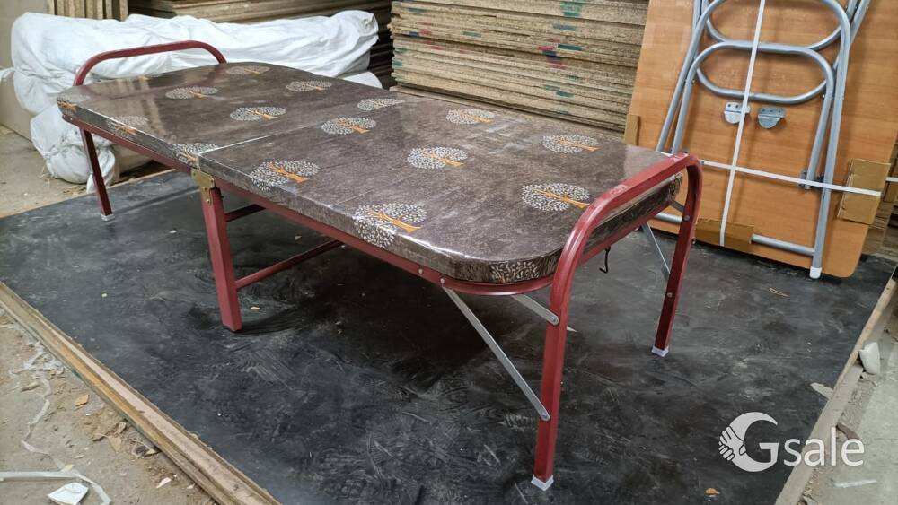 Multipurpose folding bed  with mattress and home and garden