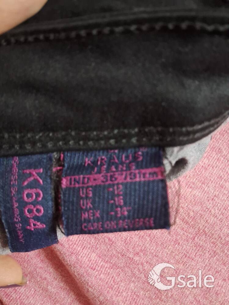 kraus branded black jeans for women