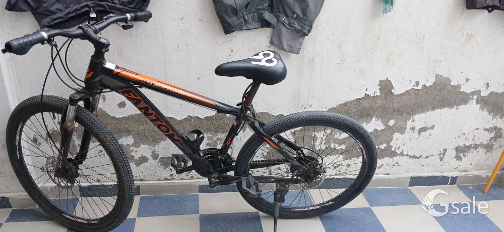 company bicycle with mountain bike