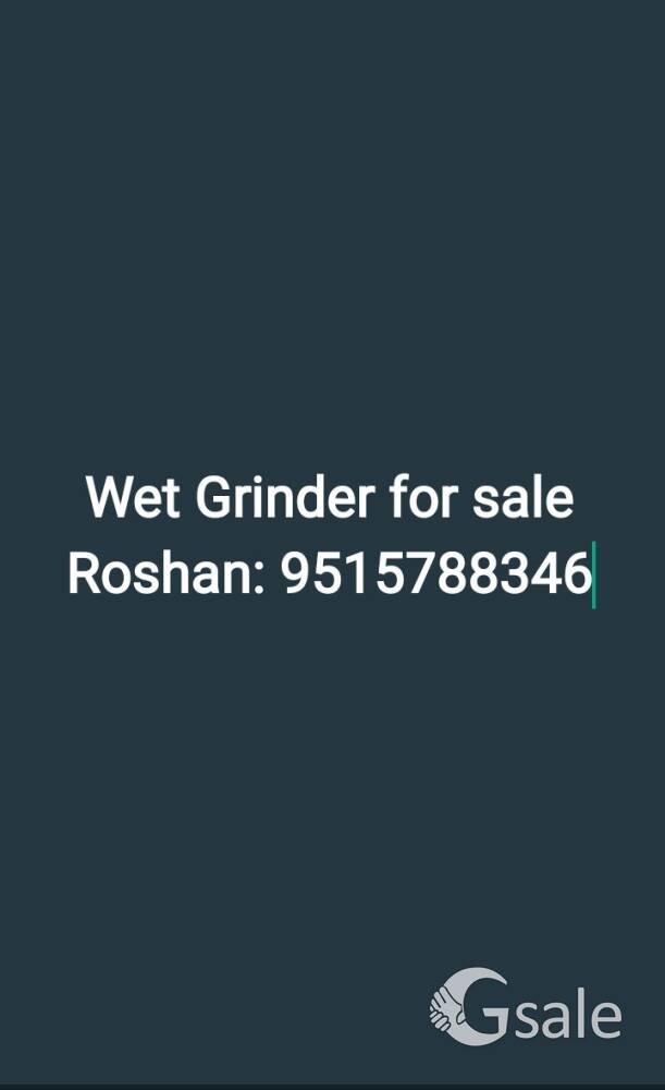 Wet Grinder 1 & Half kg