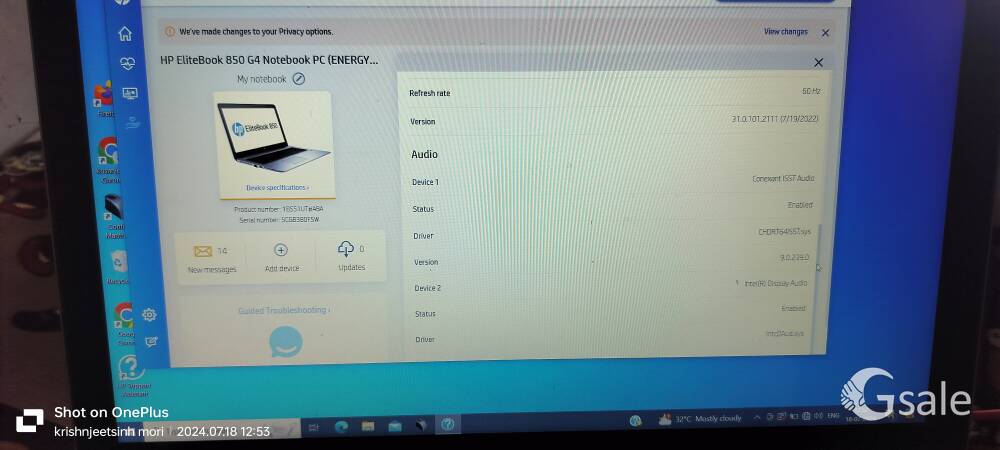 laptop hp elitebook 