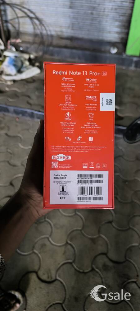 Redmi note13 pro+ Box Pack