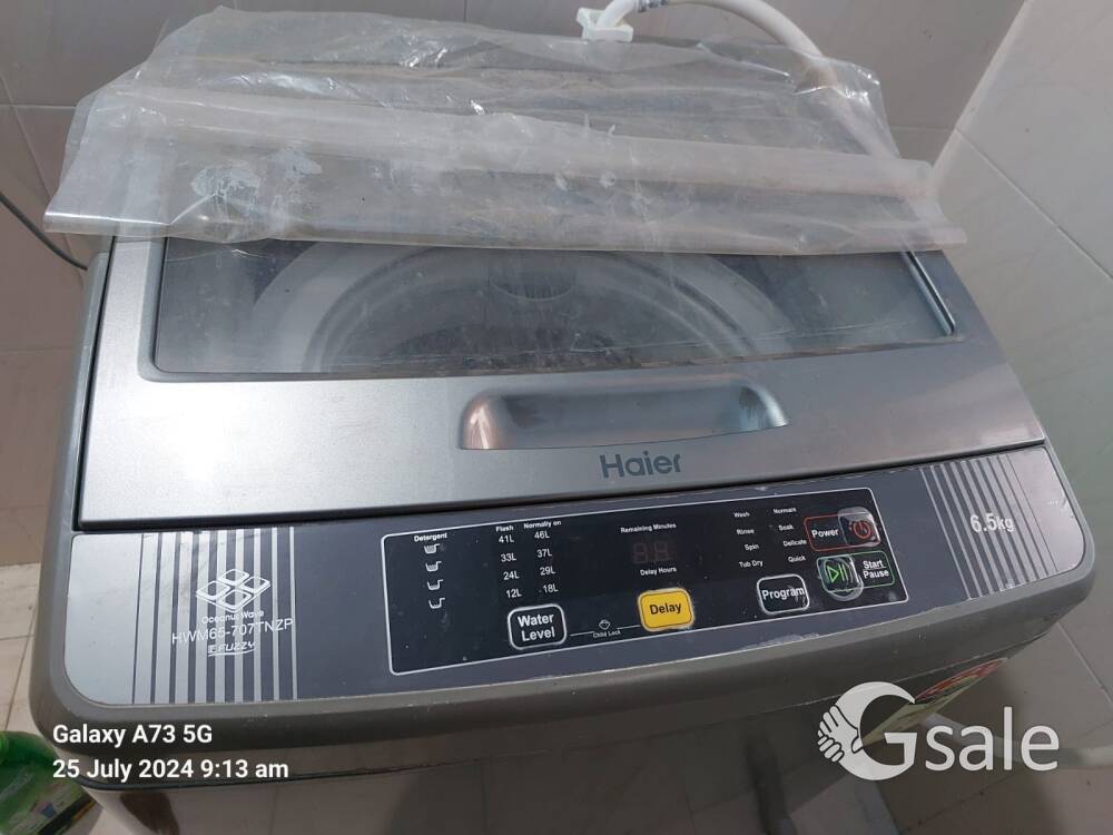 Hi Haier TV,Fridge,Washing Machine,Water Heater, a year old is for sale.