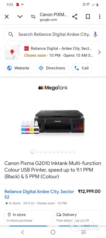 canon printer 