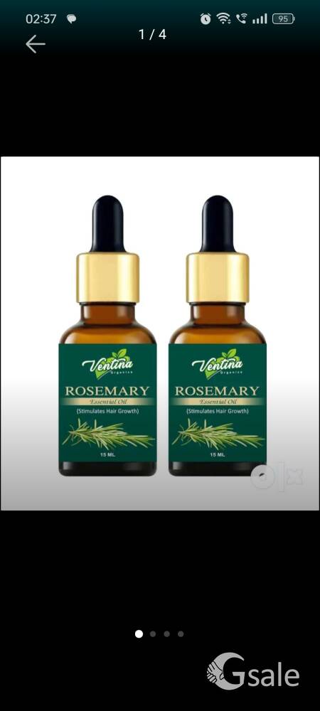 Ventina rosemary essential hair serum 15mlbpack of 2