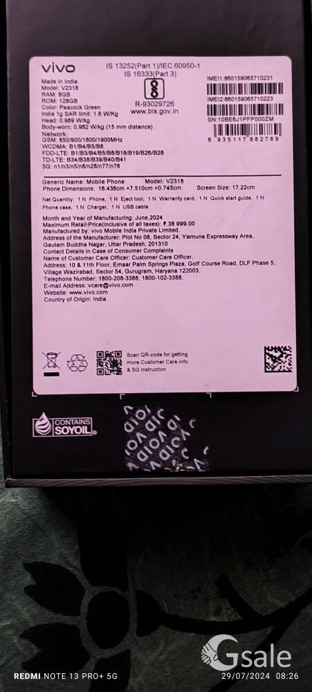 VIVO v30 for sale