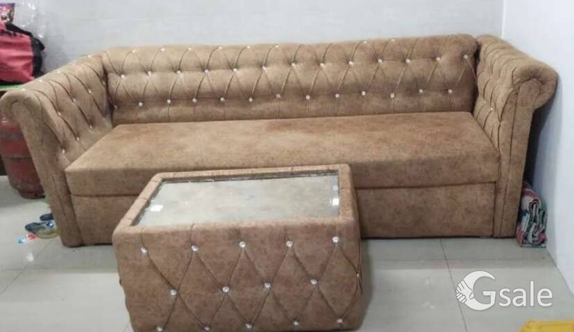 sofa with center table