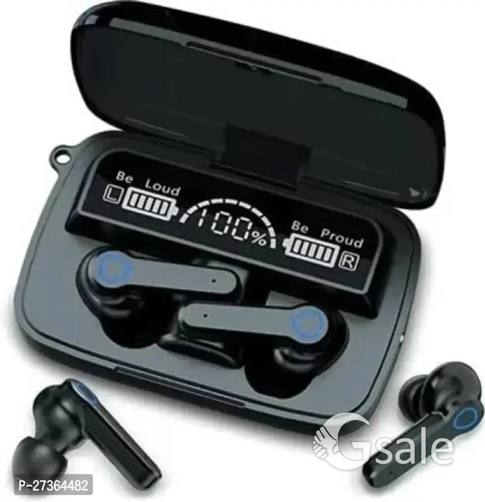 Stylish Black In -Ear Bluetooth Wireless Headphones With Microphones, bluetooth headset, earpods