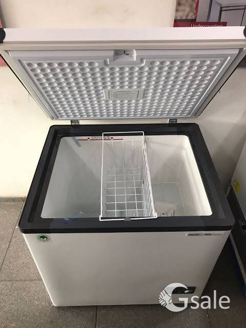 volts deep freezer 