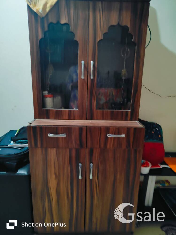 wooden almirah 