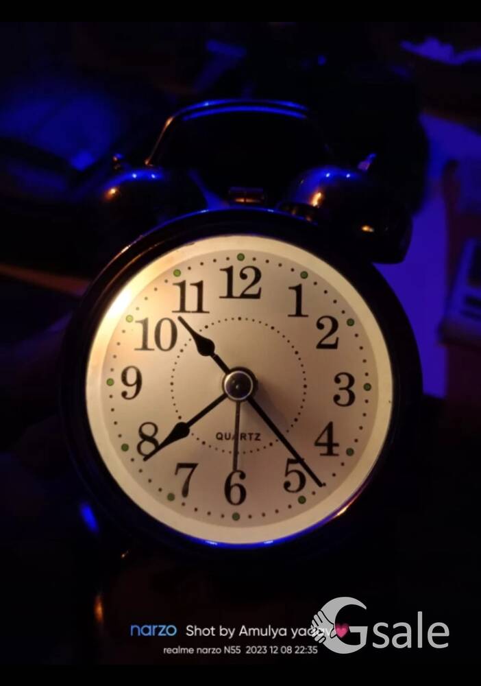 Alarm Clock With Light  