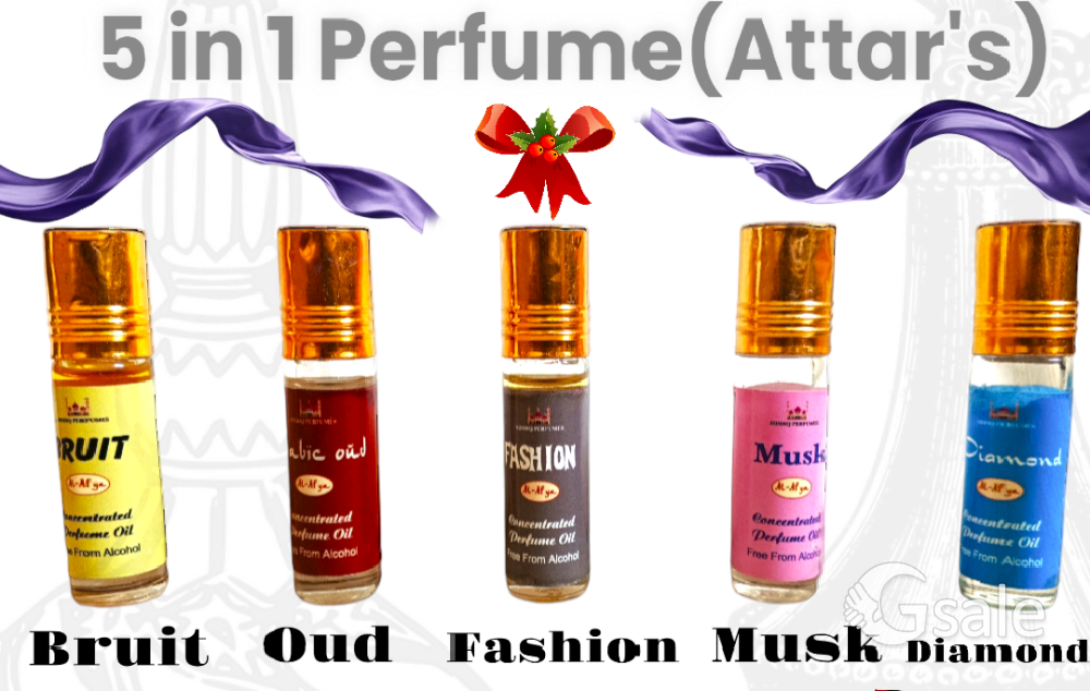 PERFUME ATTAR (5 BOTTLES)