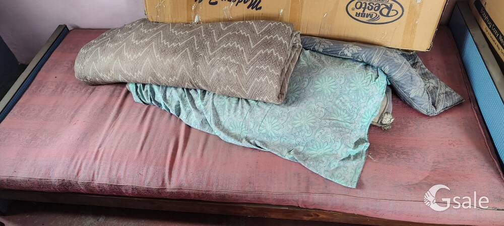 single seater sofa, mattress, bed and cots