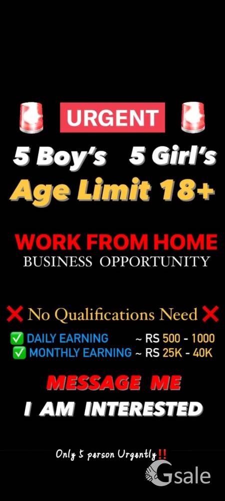 work from home opportunity 