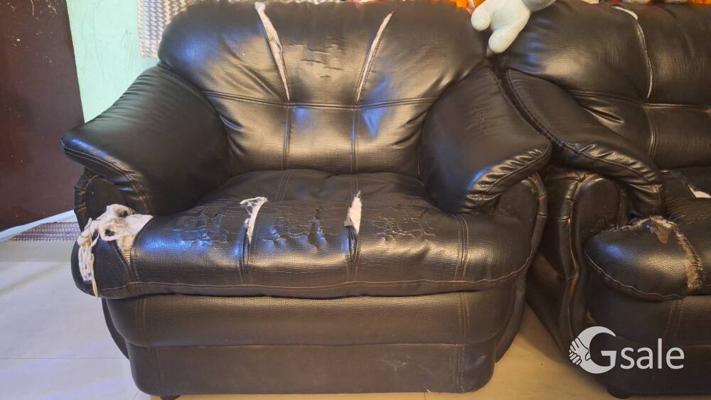 Black sofa