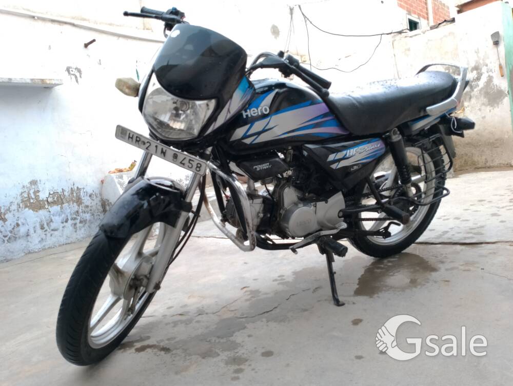 Hf deluxe bike condition is good and self start i3s bike 