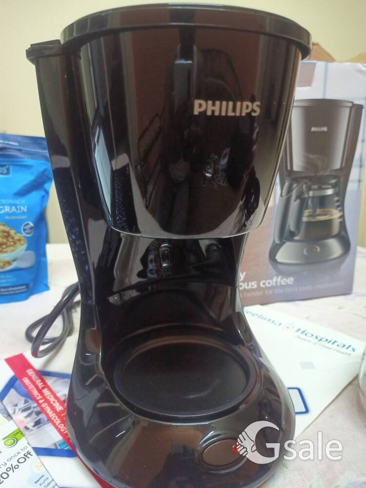 Philips Daily Coffee Maker Metal Black with Aroma Twister - HD7432/20