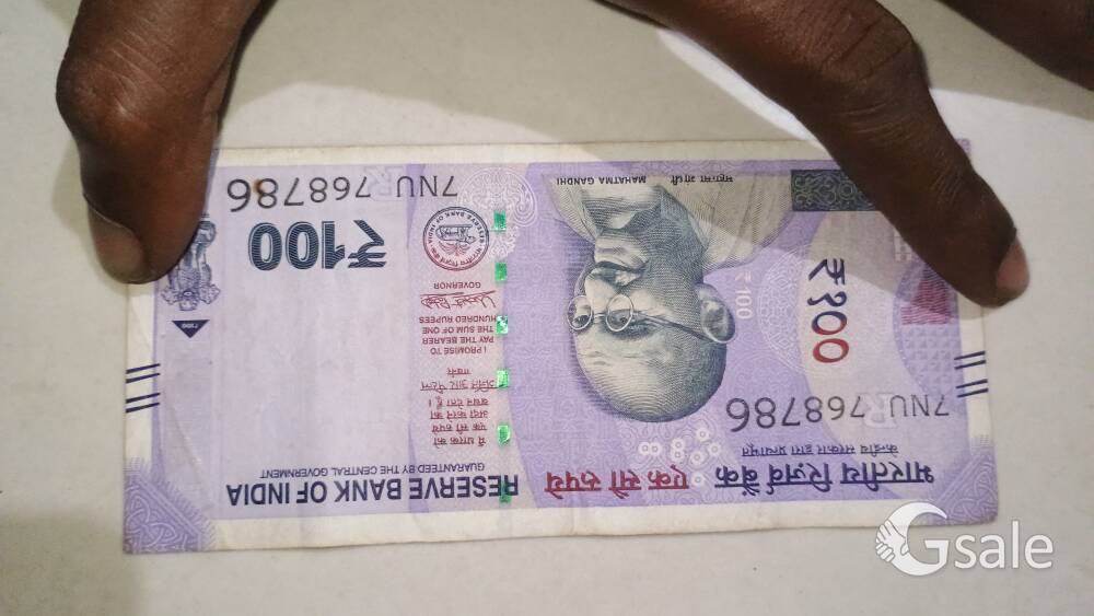 7NU768786 Serial No. INDIAN CURRENCY NOTE