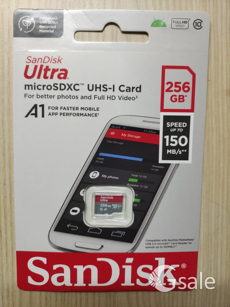 sd card, memory card 256GB