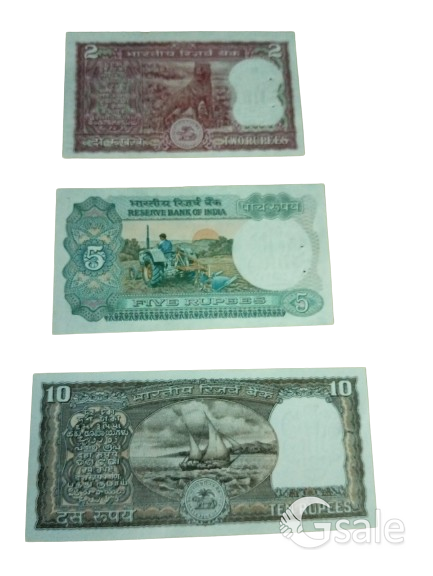 vintage 3 unc banknotes 