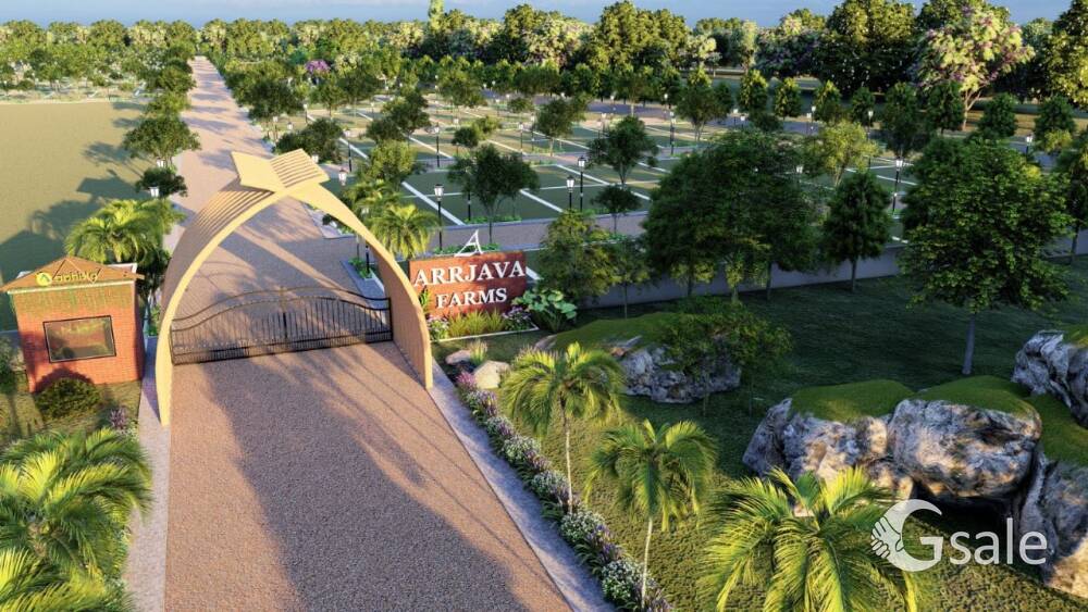 90 acres of mega project gated community farm plots. patancheru, mumbai highway, hyderabad. 