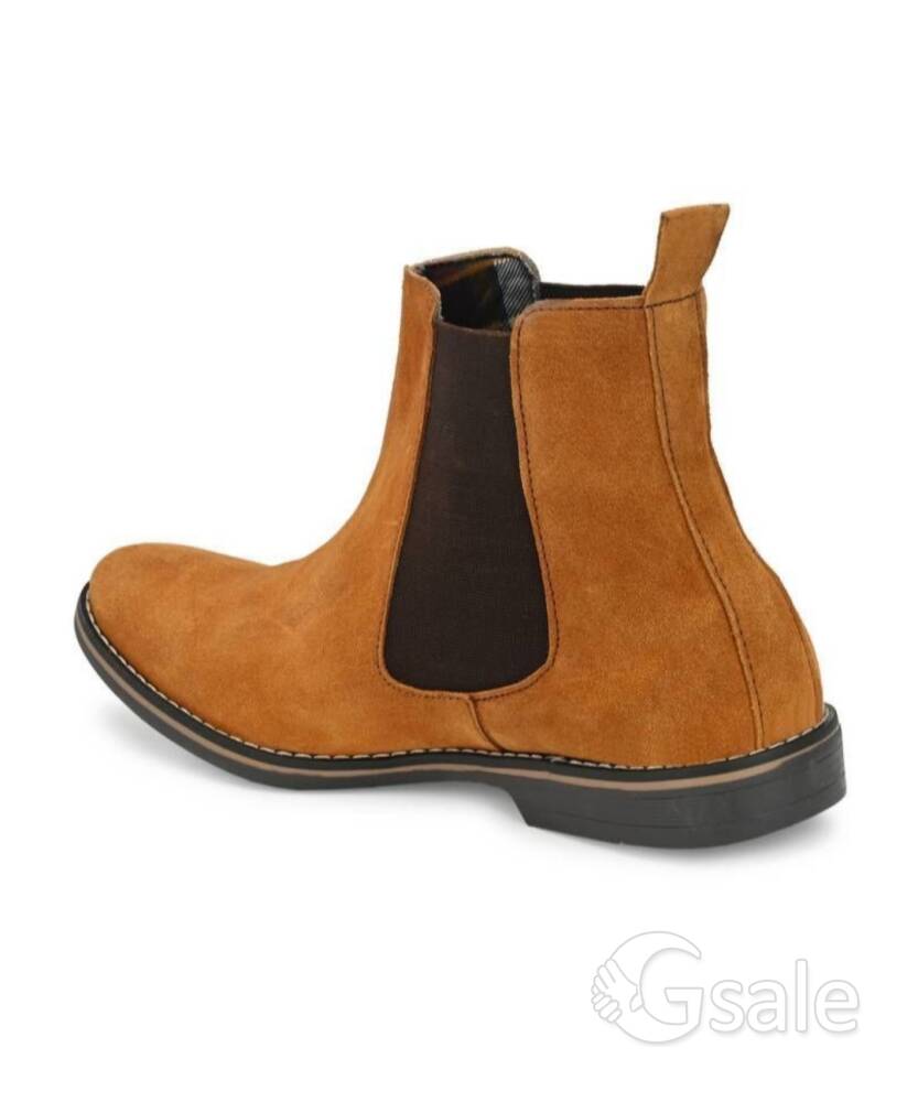 Mens lether chelesa boot 