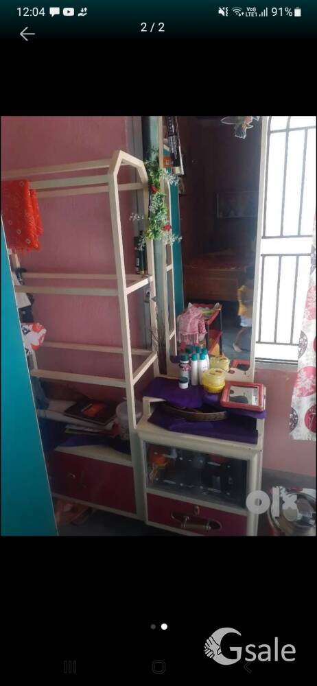 alna cum dressing table