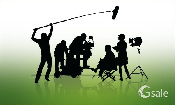 films shooting background artist male & female