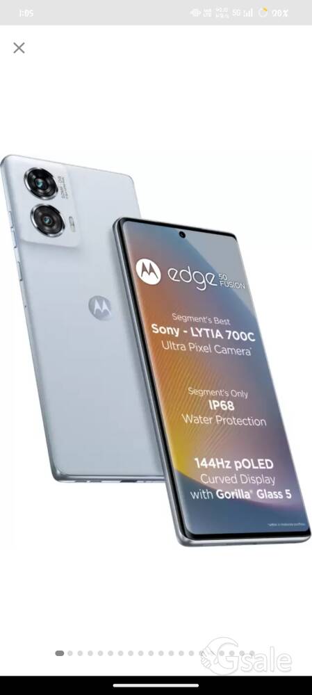 Motorolo edge 50 fusion, 8/128, brought 30/07/2024
