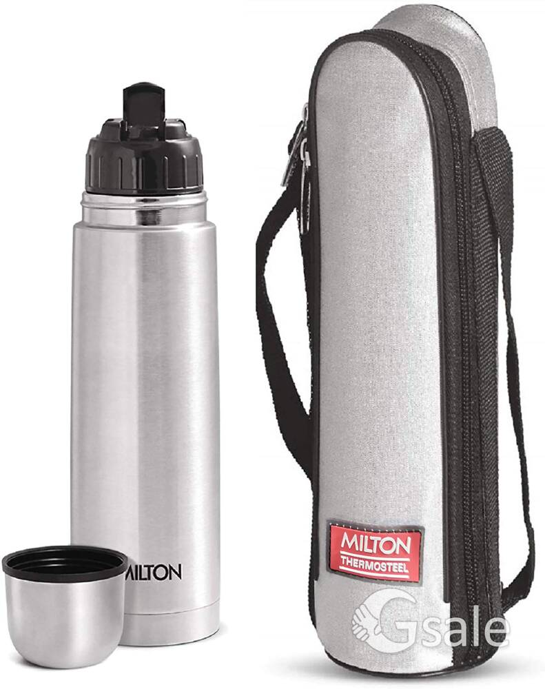 Milton Thermosteel Flip Lid Double Walled Vacuum Insulated