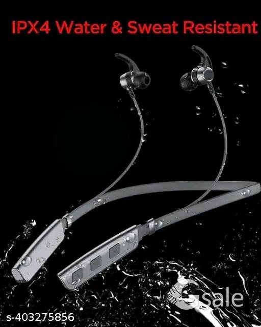 Neckband True Wireless Bluetooth Earphones with 8 Hours Playtime & Compatible for all Smartphones 