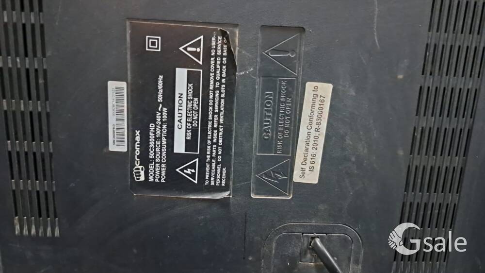 55 inch mi tv display was broken 