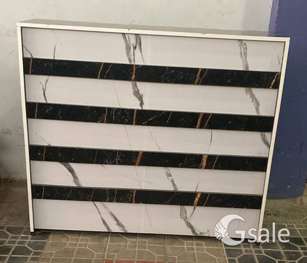 office chair and counter