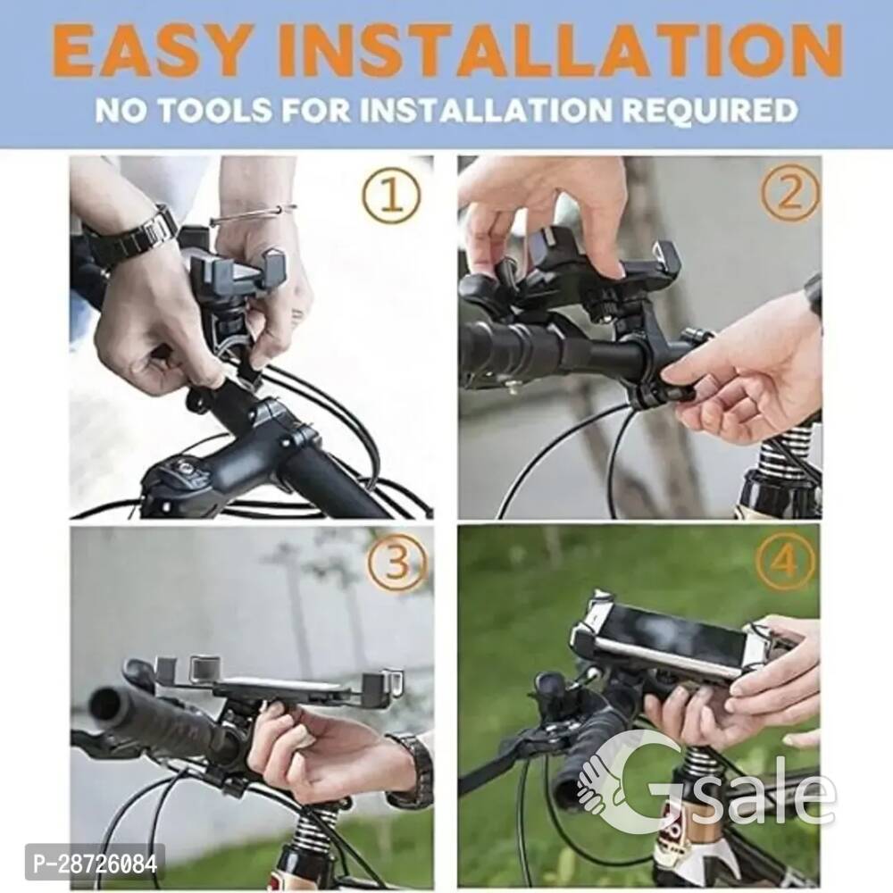 360 Degree Rotating Bicycle motor cycle Handle mount 