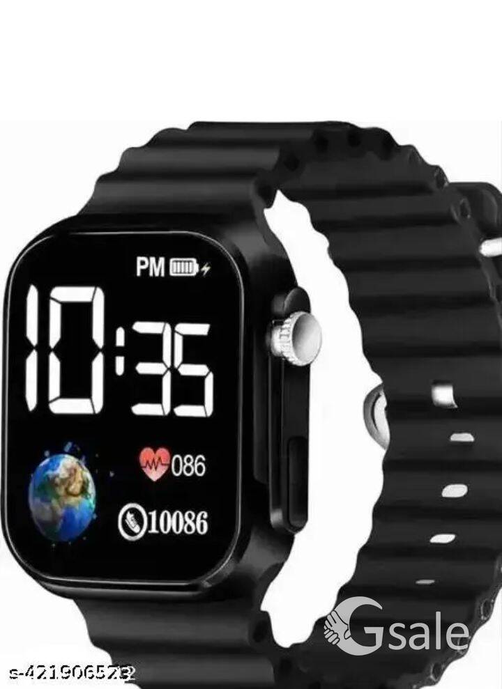 Ultra Digital Watch Time And Date