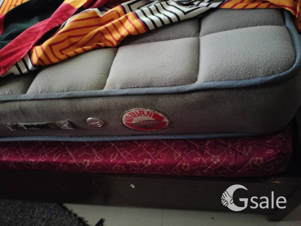 double bed with double mattress