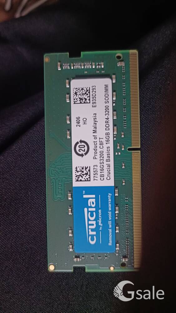 Ram 16Gb crucial 
