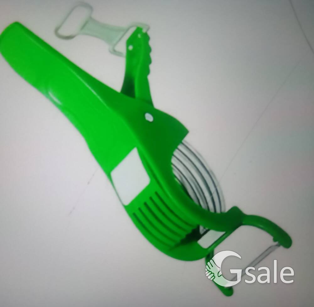 SHOPATIVE 2 in 1 Stainless Steel 5 Blade Vegetable Cutter with Peeler|