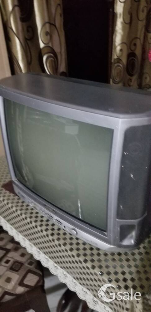 TV Aiwa 21" silver colour