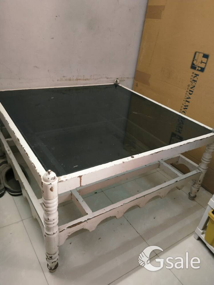 charpai with glass