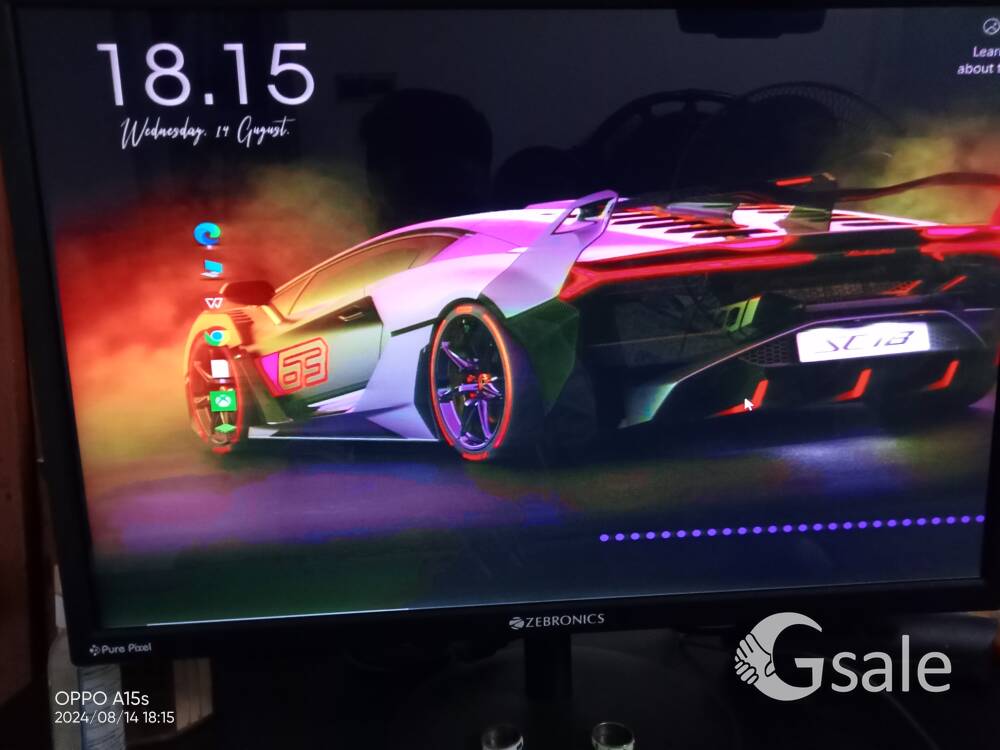 ZEBRONICS 22inches monitor under.