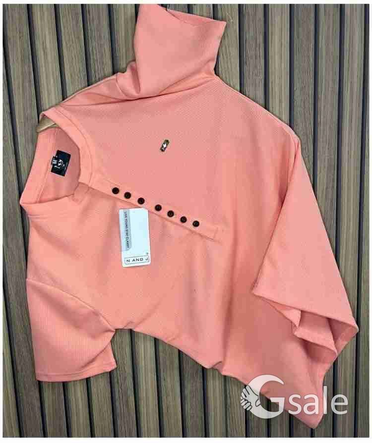 Men's solid Henley neck polly cotton trendy fashion 62%off. 