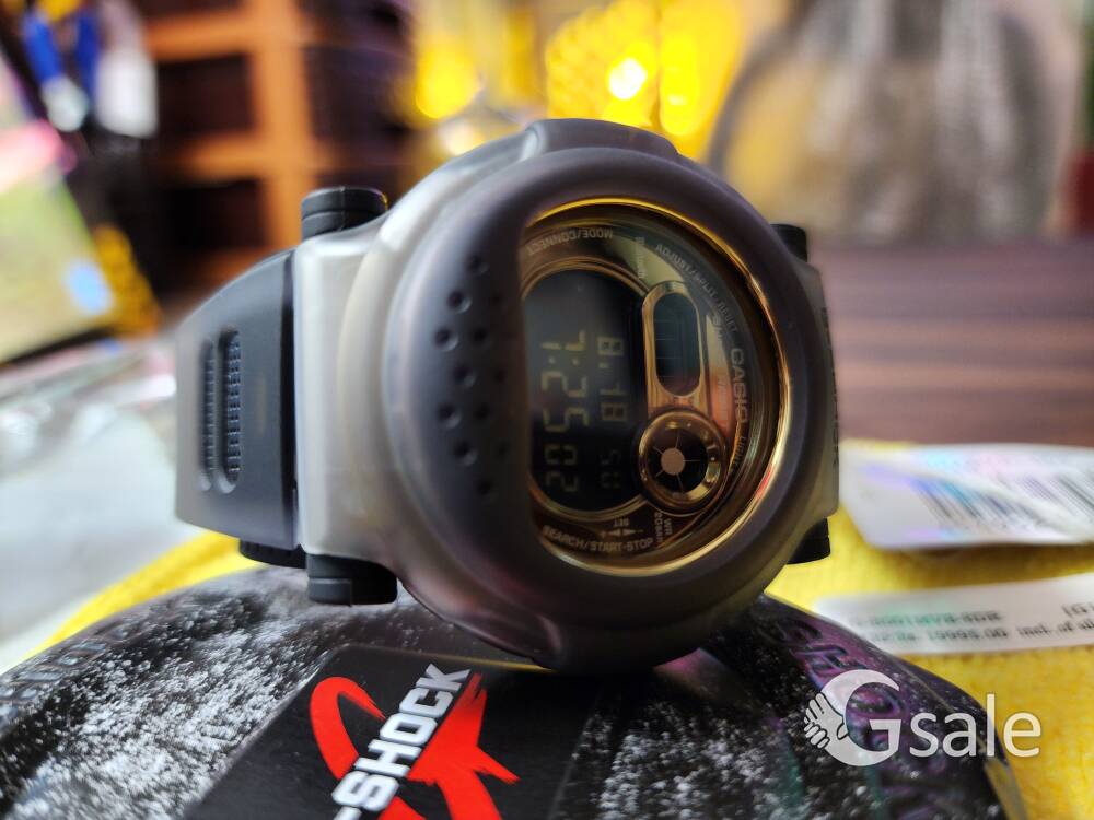 Casio Men Resin G-Shock Digital Gray Dial G-B001Mvb-8Dr (G1343), Band Color-Gray