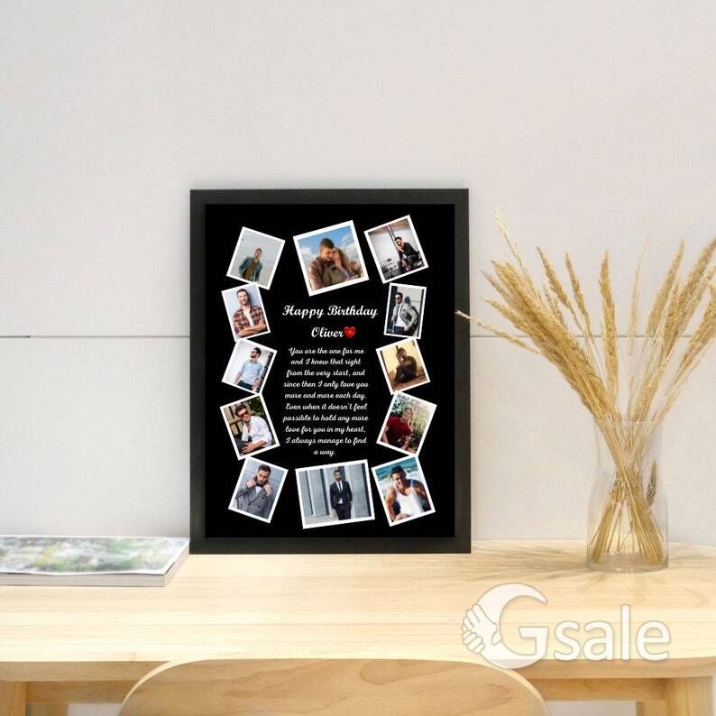 Personalised message frame with collage photo₹299.00Buy Now