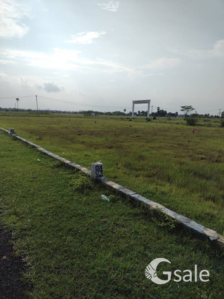 1218 Sqft land for sale near Arakonam