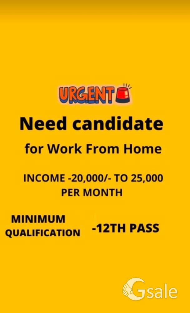 Are You Looking For Part-Time/Full Time WORK FROM HOME.