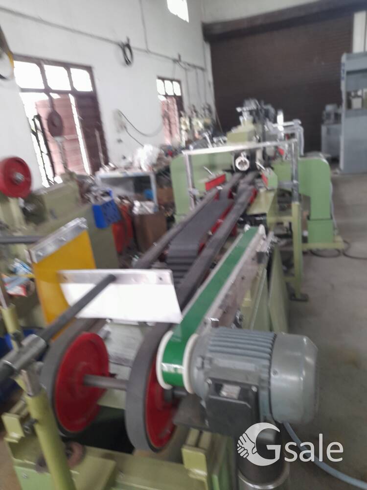 Welding electrode manufacturing machine 