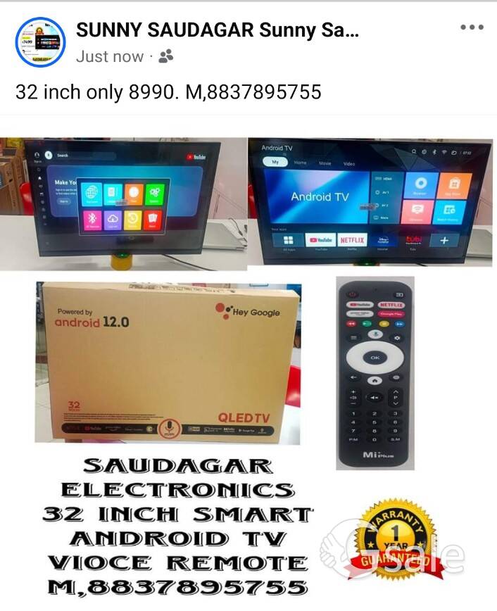 32 inch smart tv Android 