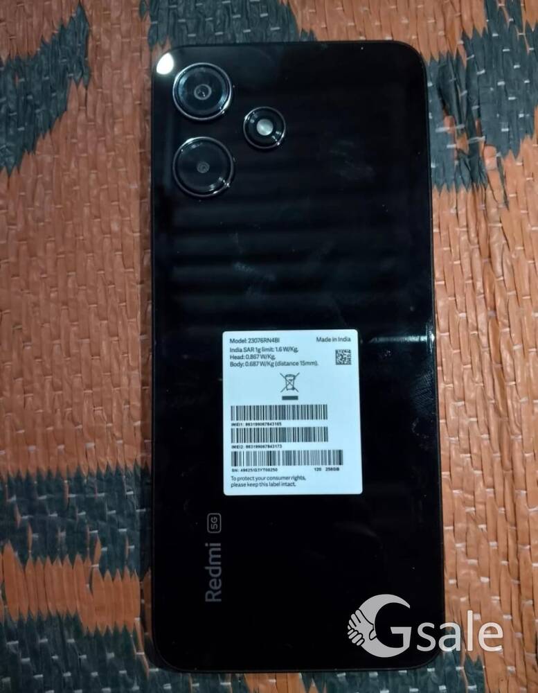 mi mobile 12 5G 8/256 Black colour 