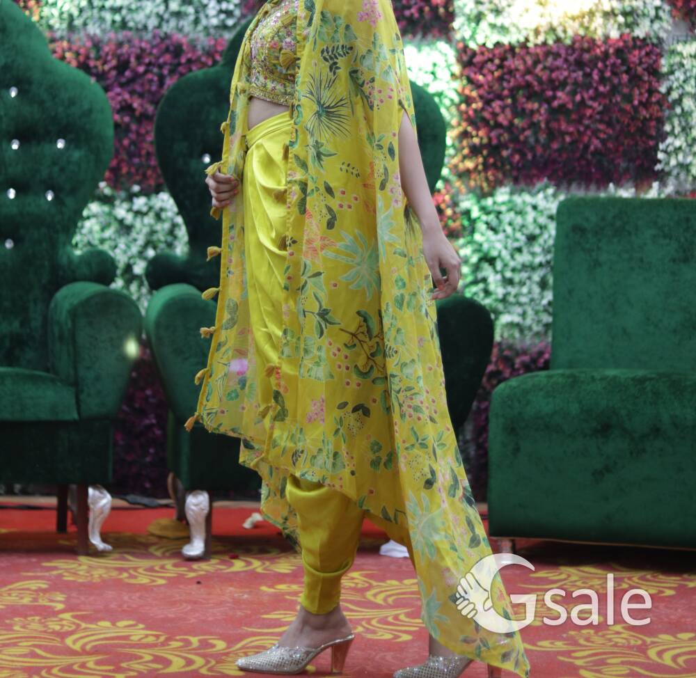 Dhoti Yellow indian dress